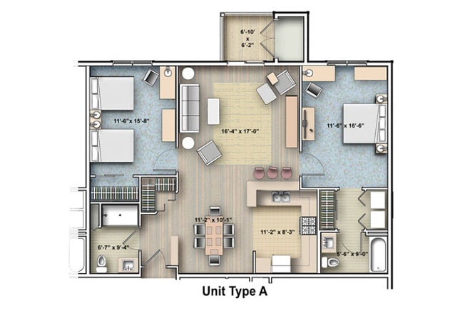 The Royal (Corner with Fireplace)