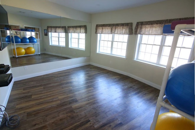 Exercise and yoga studio
